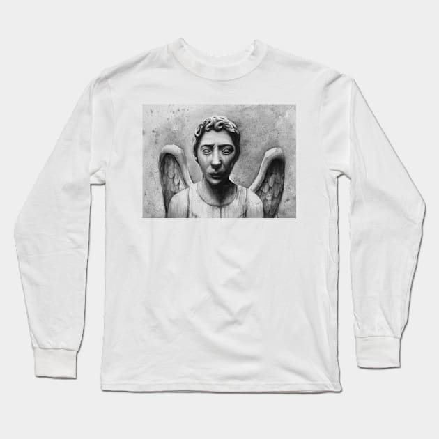 Don't Blink! Long Sleeve T-Shirt by Olechka